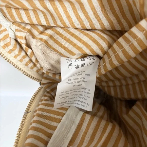 Sezane Antoinette Poisson Toiletry Bag Blue Diamond Cosmetic Travel Case Makeup - Picture 10 of 11